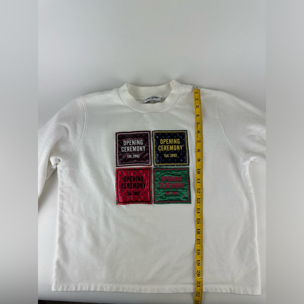 Opening Ceremony Medallion Patchwork Sweatshirt. … - image 5